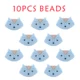 10pcs pastel blue