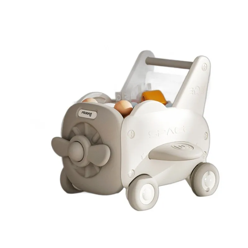 Andador de engranaje ajustable multifuncional para bebé, maravilla anticaída para bebés aprendiendo a caminar, juguete para niños, cochecito asistido por energía - imagen 5