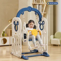 Columpio infantil interior de madera para niños pequeños