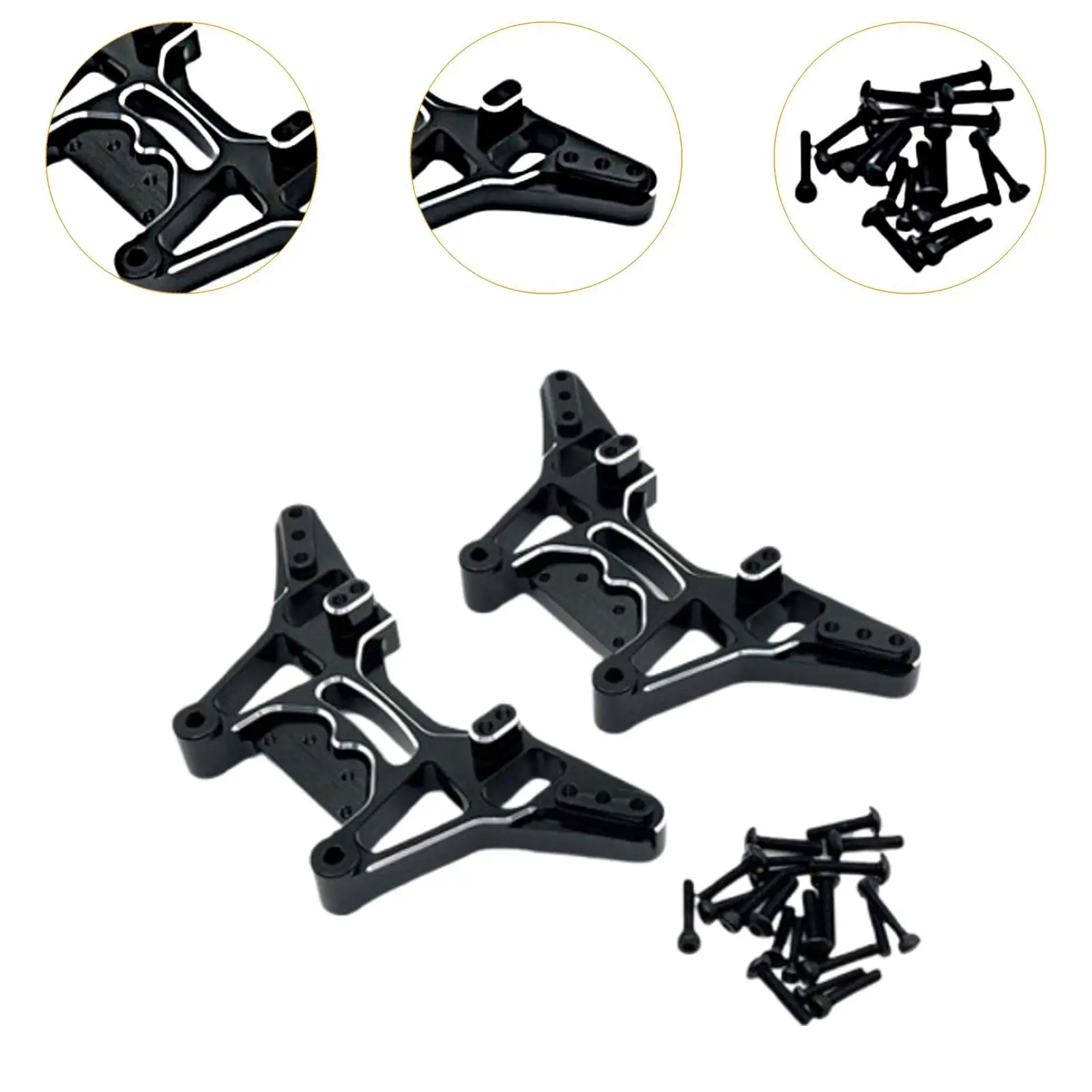 2Pcs RC Car Shock Absorbers Bracket Sturdy for UD1202 UD1201 1:12 Scale RC