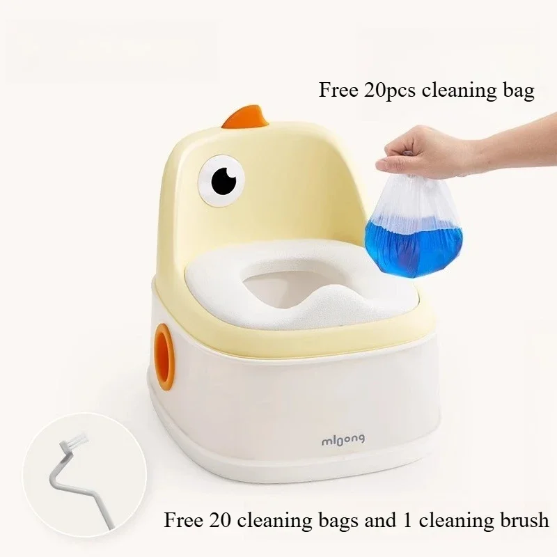 Orinal 3 en 1, asiento de entrenamiento, olla de baño portátil para bebé, orinal de baño móvil para niños, orinal para niños, asiento de inodoro - imagen 3