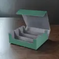 Green Lined In Gray