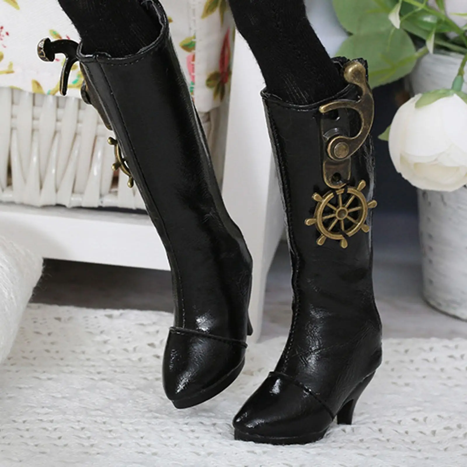 1/3Th Jointed Dolls Shoes High Heeled Shoes for 24inch Doll Accs DIY Gift