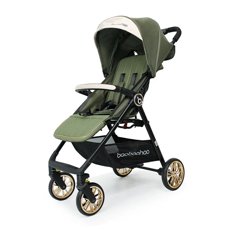 Cochecito de bebé plegable ligero con asiento reclinable - imagen 4