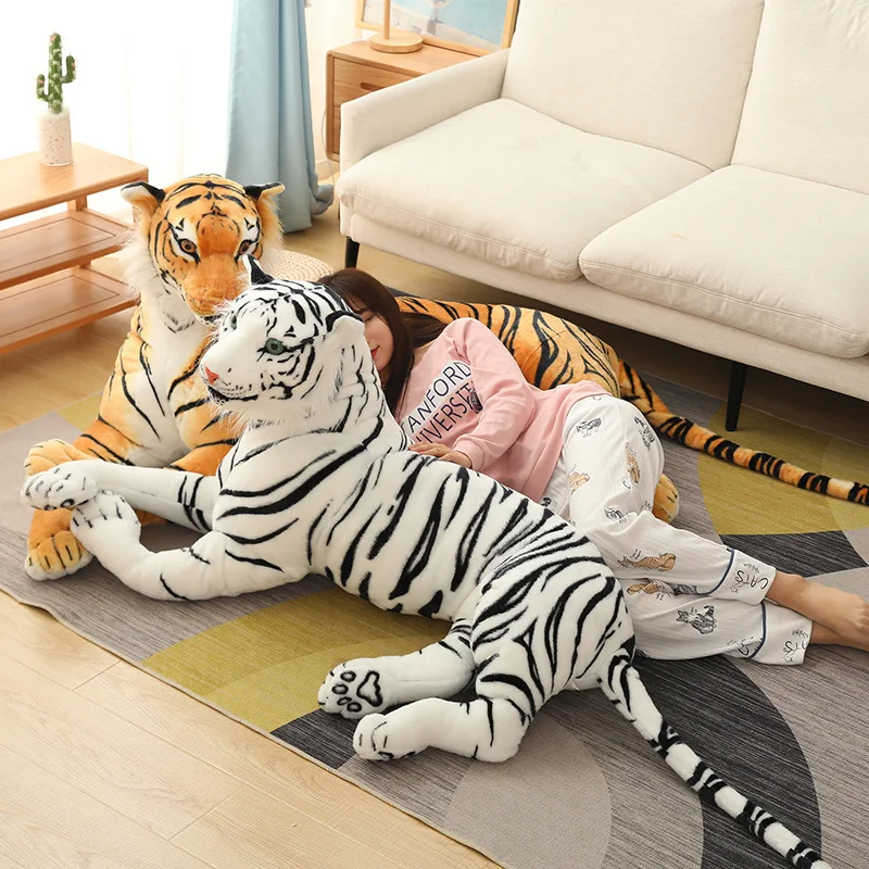 Peluche de tigre gigante realista – Animal salvaje para niños