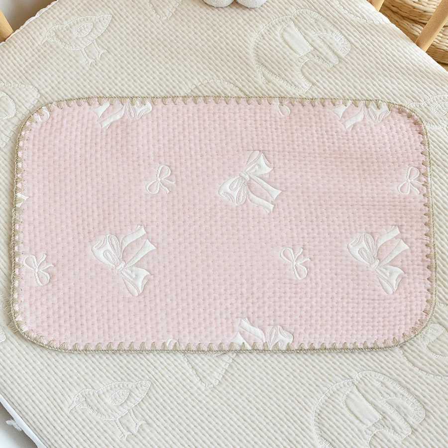 bow pillow towel