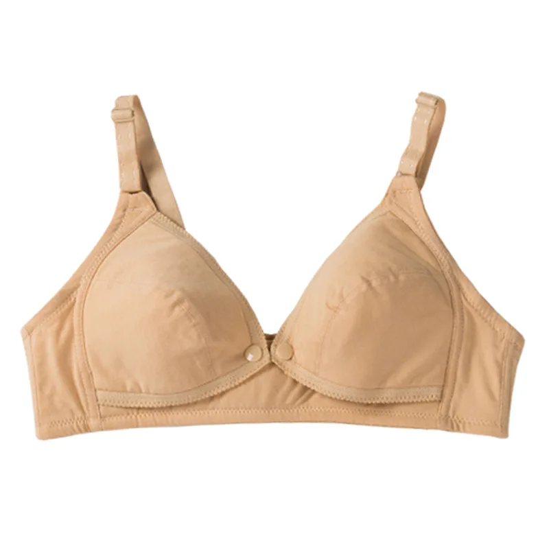 Ropa interior de maternidad venta al por mayor comodidad Sexy embarazo mujeres frente abierto lactancia sin costuras sujetador de lactancia posparto - imagen 5