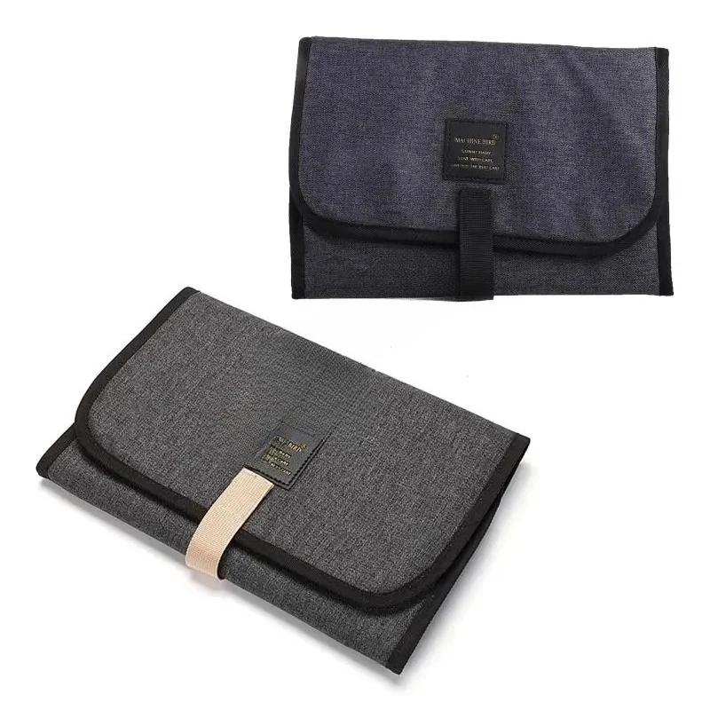 Cambiador de pañales plegable para bebé, impermeable, cambiador de pañales para recién nacido, hoja de cambio de pañales de viaje 11UC