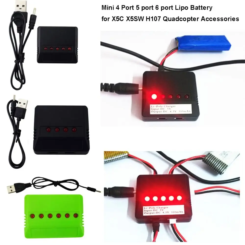 Mini drone RC UFO para niños – Batería recargableUSB 4 puertos - imagen 2