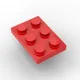 400pcs red