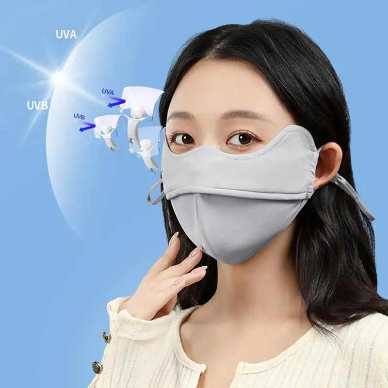 Protector facial para conducción con filtro solar de verano ligero - imagen 3