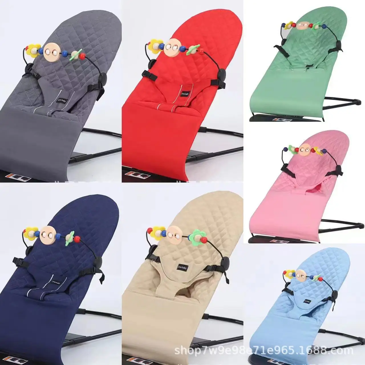 Mecedora para bebé, cochecito de bebé, cuna mecedora, cama, dispositivo calmante para bebé, mecedora reclinable que reduce el sueño - imagen 3