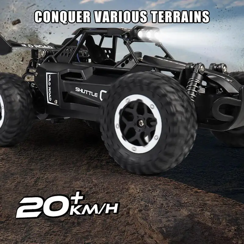 Rc Road Car Racing Car Simulation Rc Truck Toys Children Racing Toys Exquisite Shock Absorbing Hobby Vehicle For Birthday Easter - imagen 3