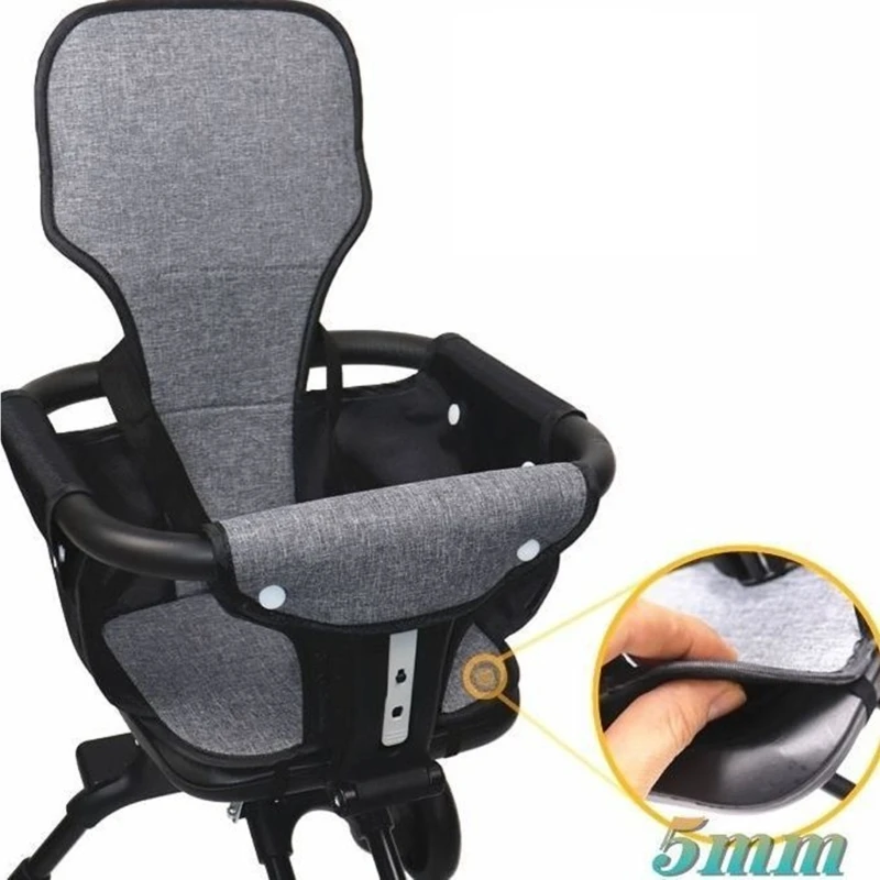 Nuevo cojín para asiento de cochecito de bebé envuelto integral, cochecito de seguridad, mango, barra, forro de protección, cojín protector interior para carrito - imagen 2