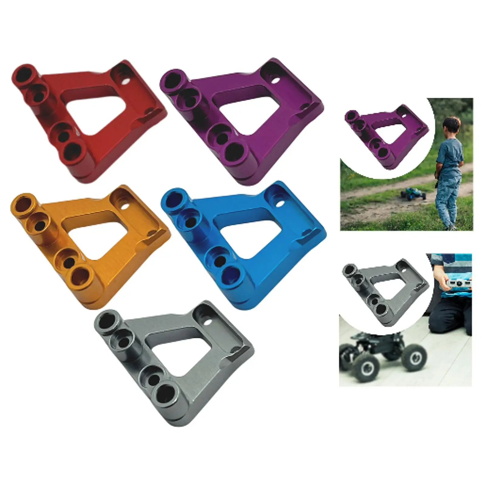 RC Cars Front Support Bracket High Strength Easy to Install Sturdy Multiuse RC Car Replace Parts for 1/14 14209 14210 Hobby Car