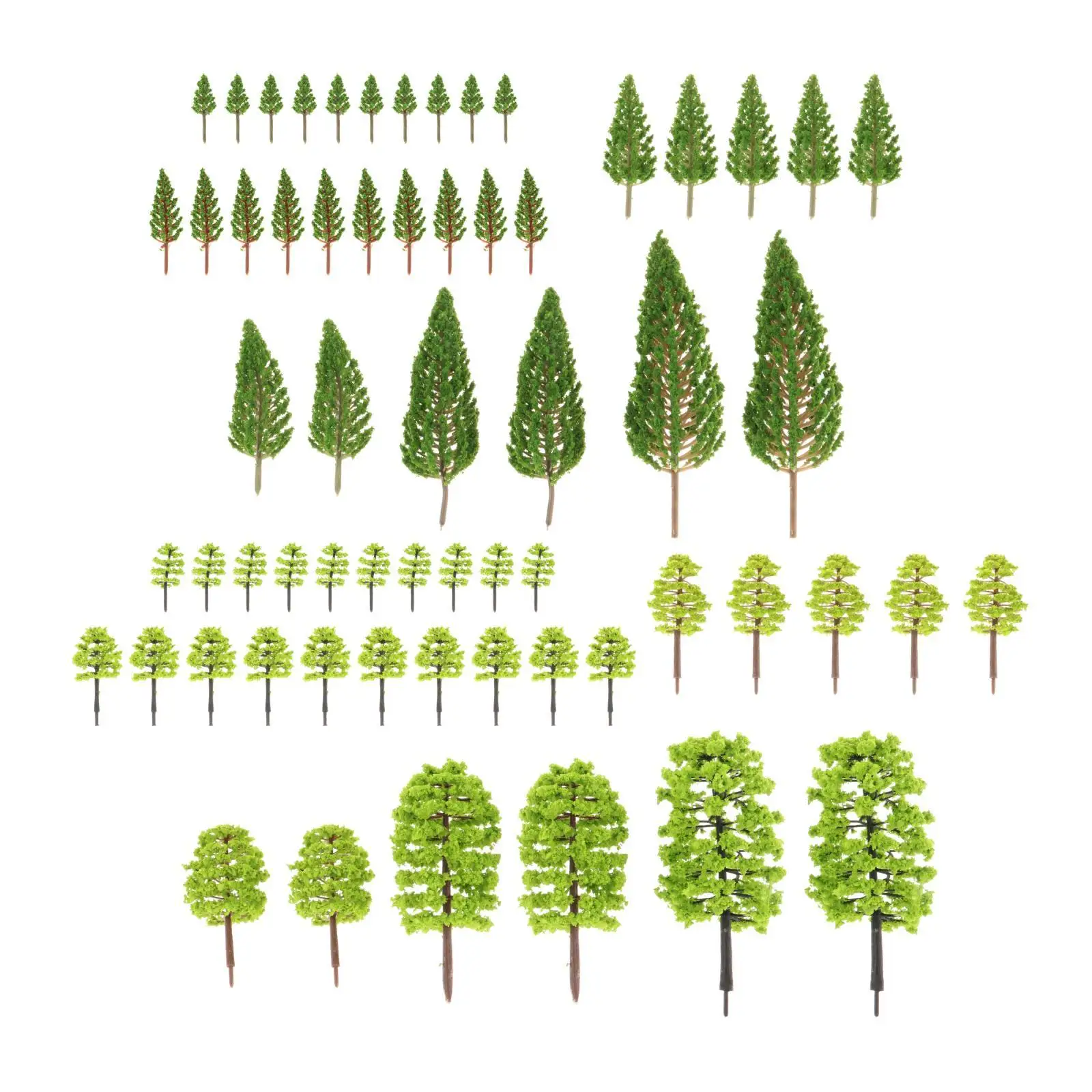Mixed Model Trees Diorama Supplies, DIY Trees for Projects, Model Train Scenery