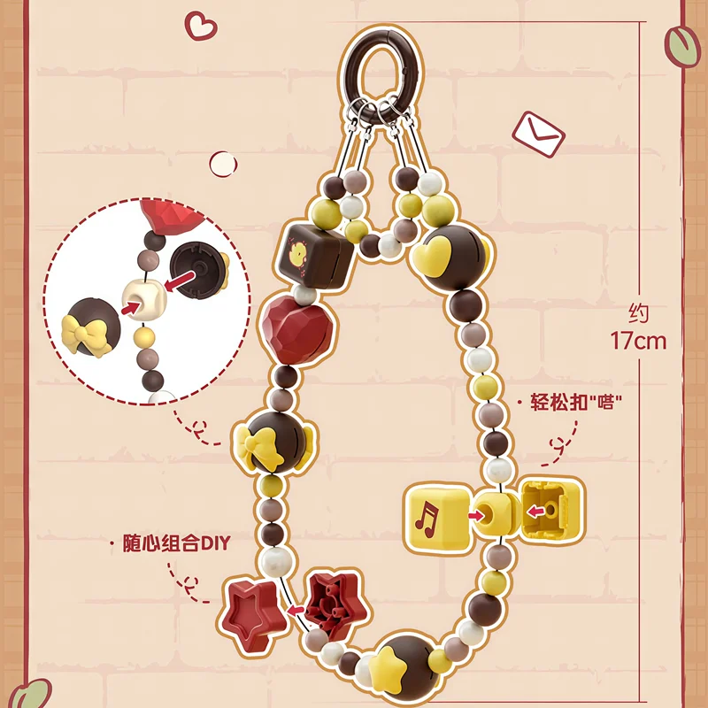 Blokees Sanrio Hello Kitty Kuromi Mi Melody Cinnamoroll ‌   Figura de Anime modelo Diy producción colgante caja ciega juguete regalo de Navidad - imagen 3