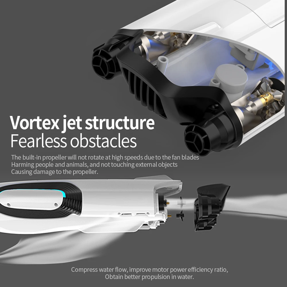 Lancha control remoto de carreras doble motor impermeable para niños - imagen 4