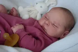 NPK Muñeca Reborn bebé piel pintada a múltiples capas y cuerpo suave