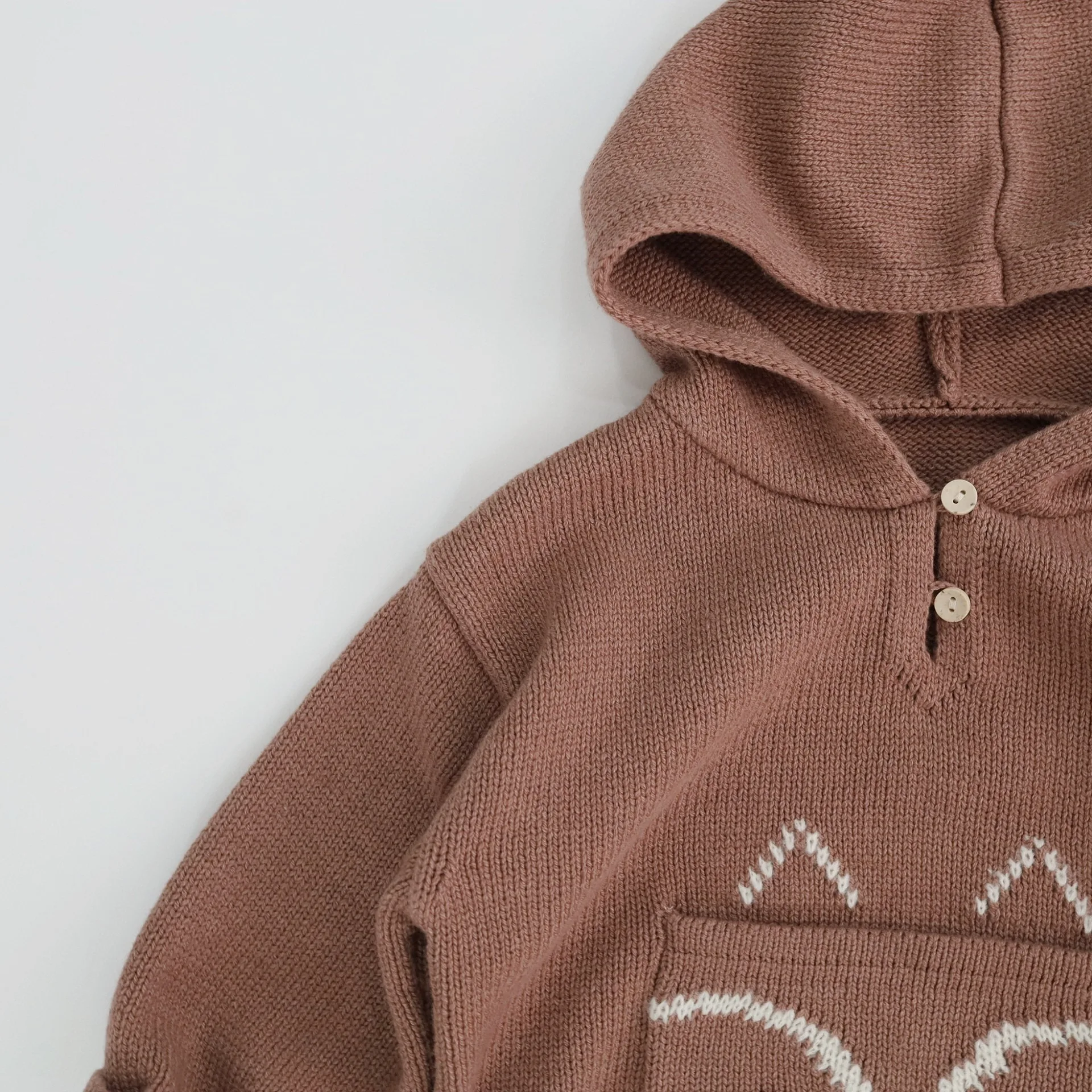 Suéteres Unisex para niños de 1 a 7 años, suéteres con estampado de zorro para niñas, jersey de punto de estilo coreano para niños, traje de punto Base para niñas - imagen 3