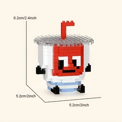 Mini figuras de comida - Bloques de construcción para niños y niñas