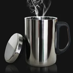 Taza térmica acero inoxidable doble pared para bebidas