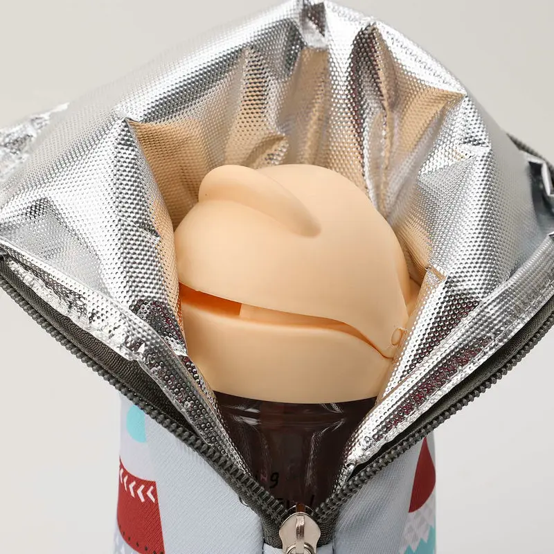 Nueva moda, bolsas de mano enfriadoras para biberones, bolsa enfriadora de leche materna aislada, dispositivo de aislamiento para biberones, accesorios para bolsas de mamá - imagen 4
