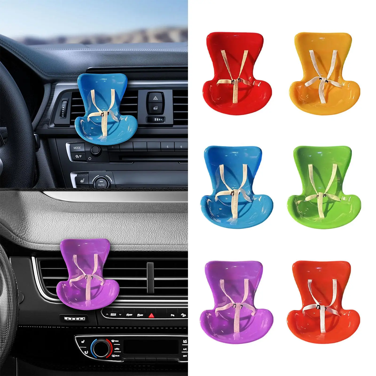 Doll Seat Accessory Educational Toy DIY Automobile Interior Ornament for Dolls Fashion Doll Baby Doll Dress up Boy Girls Dolls