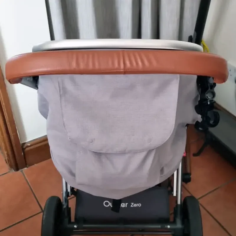 Cubiertas de cuero para Barra de cochecito Oyster Zero, funda protectora para reposabrazos, accesorios - imagen 2