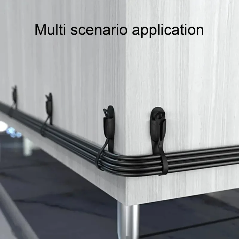 Organizador para cables silicona cocina extraíble sin taladro - imagen 2