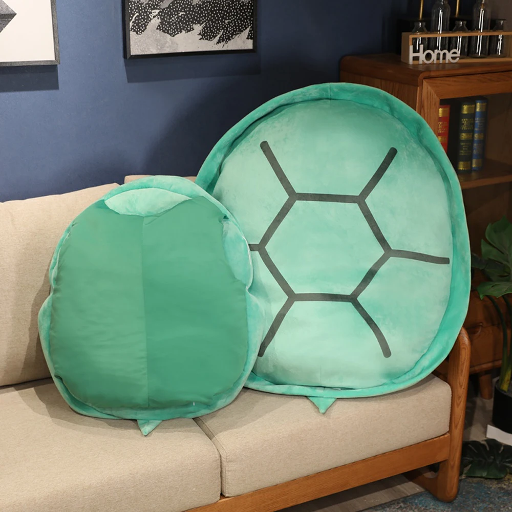 Peluche tortuga verde de concha suave para bebés y niños - imagen 4