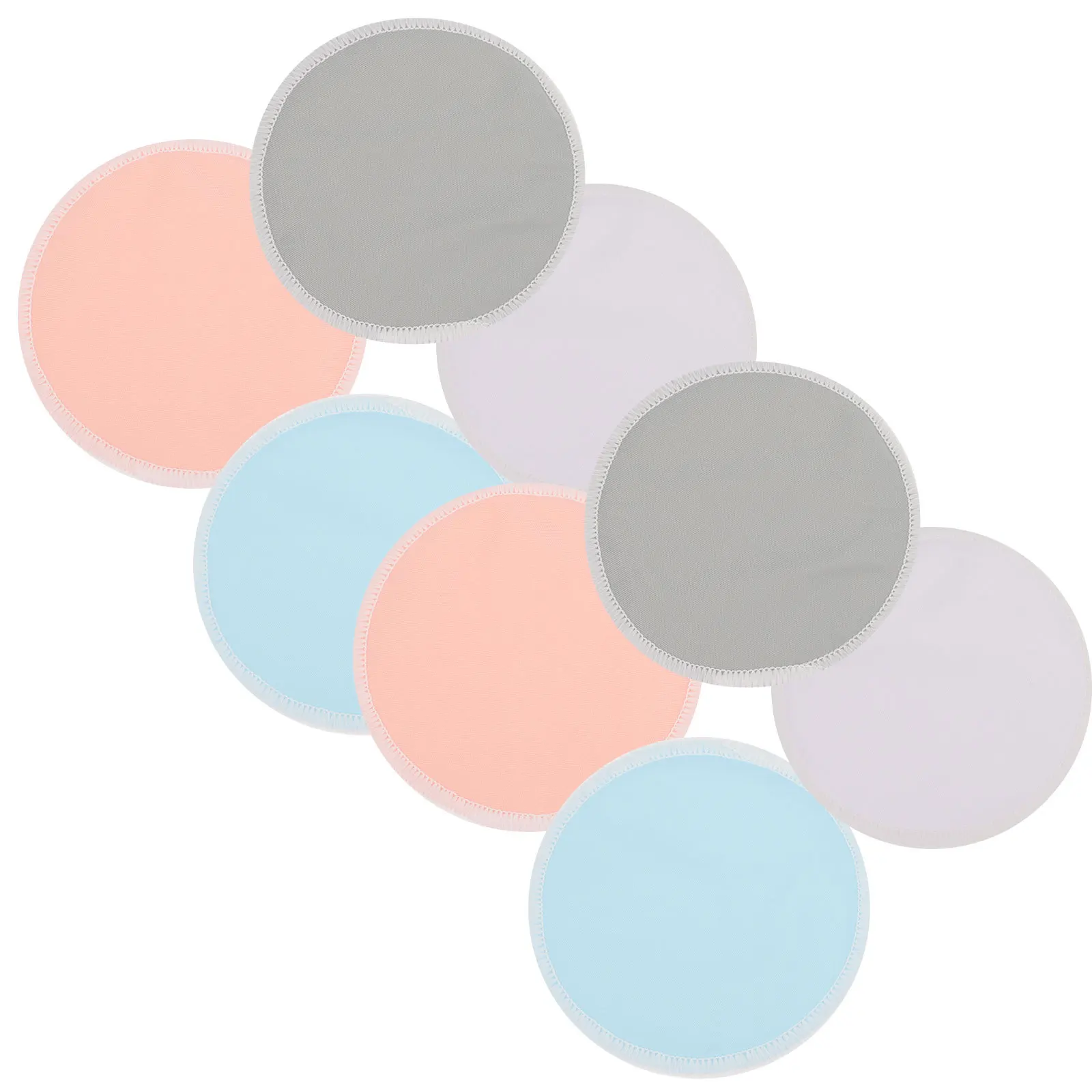 4 pares de almohadillas de lactancia lavables almohadillas de lactancia cómodas y reutilizables a prueba de fugas almohadillas de lactancia reutilizables