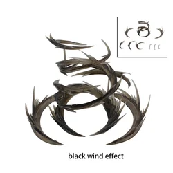 Efectos de llama Whirlwind 9 colores para figuras de acción y Gundam
