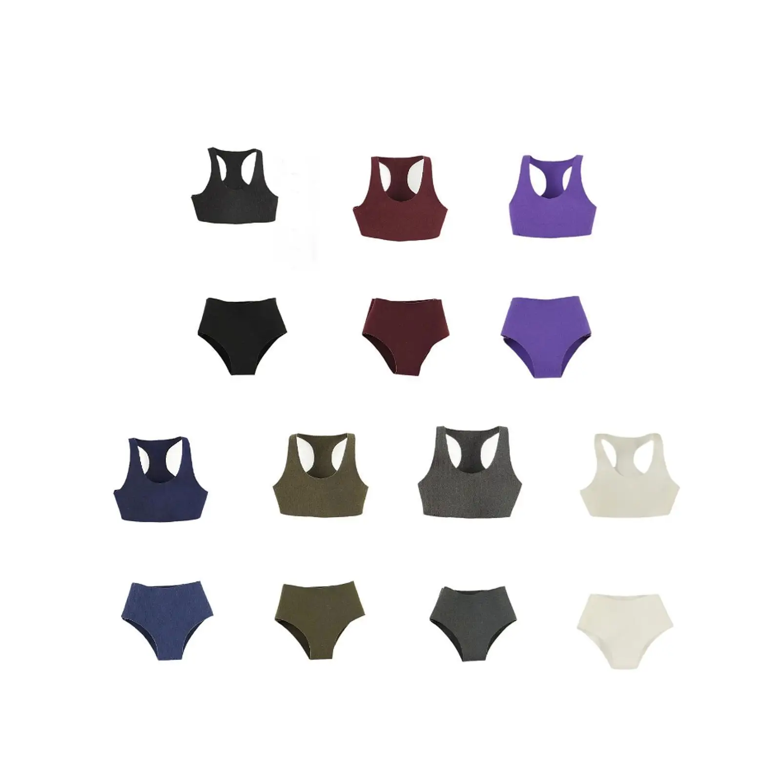 Ropa femenina a escala 1/6, colección de accesorios de vestir en miniatura 1:6, chaleco deportivo y pantalones cortos, Bikini informal, ropa de figura de acción - imagen 4