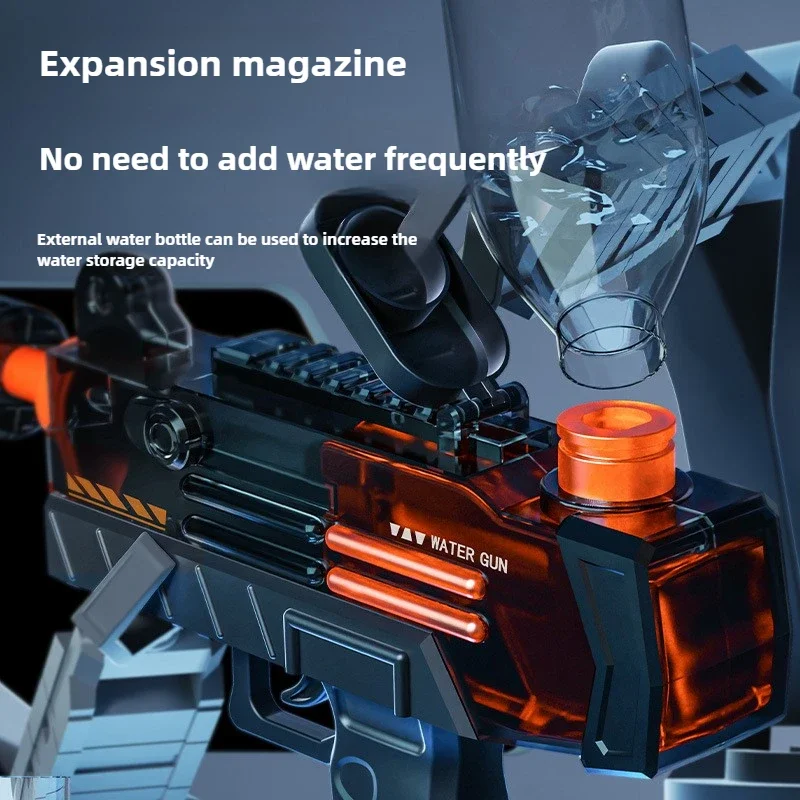Pistolas de agua eléctricas para niños y adultos, potentes chorros automáticos, juegos de verano, juguete de playa al aire libre, regalo para niños - imagen 5