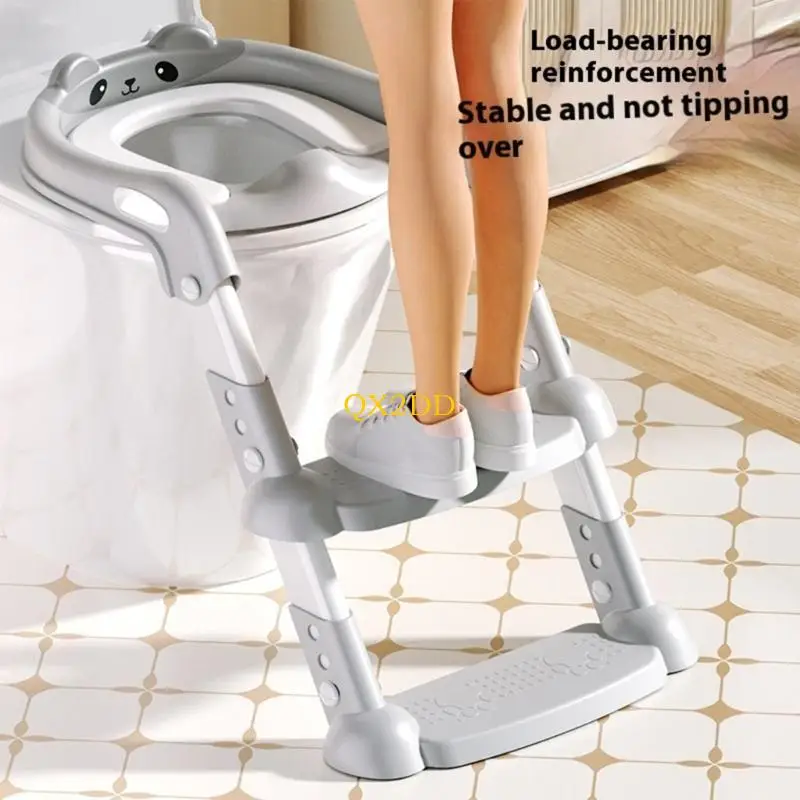 QX2D Ergonomic Baby Toiling Paso Paso entrenamiento amplio Pasos seguros Altura ajustable - imagen 3