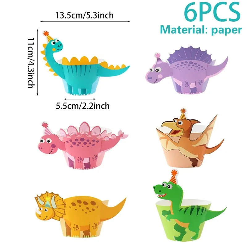 6pcs cake wrapper