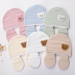 Gorro de algodón bebé recién nacido suave y cómodo