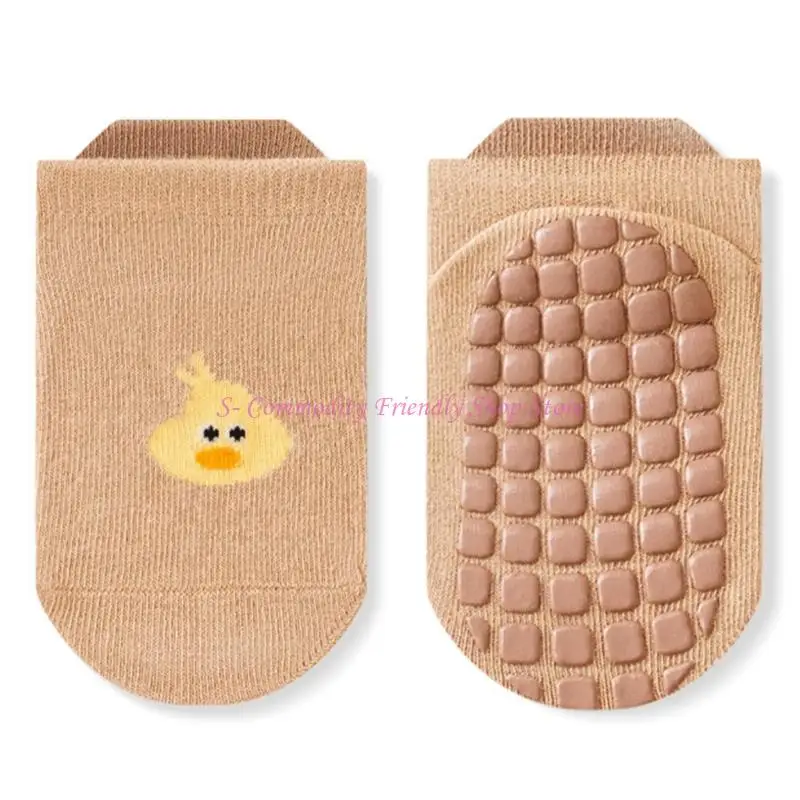 85ae 1 par calcetines antideslizantes para niños pequeños acogedores con calcetines piso bebé - imagen 5