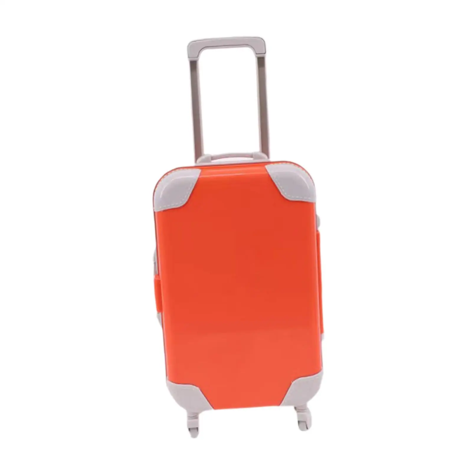 Girl Doll Accessory Suitcase Mini Travel Suitcase DIY Dress up Doll Toy for 18 inch Doll