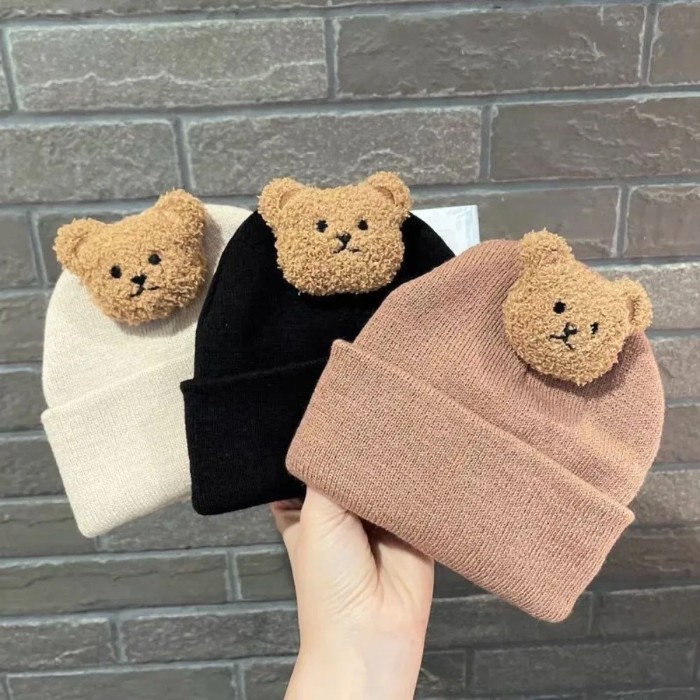 Gorro de punto oso para bebé recién nacido - imagen 5
