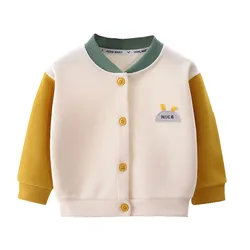 Cárdigan algodón bebé niño – Abrigo punto ligero otoño-primavera