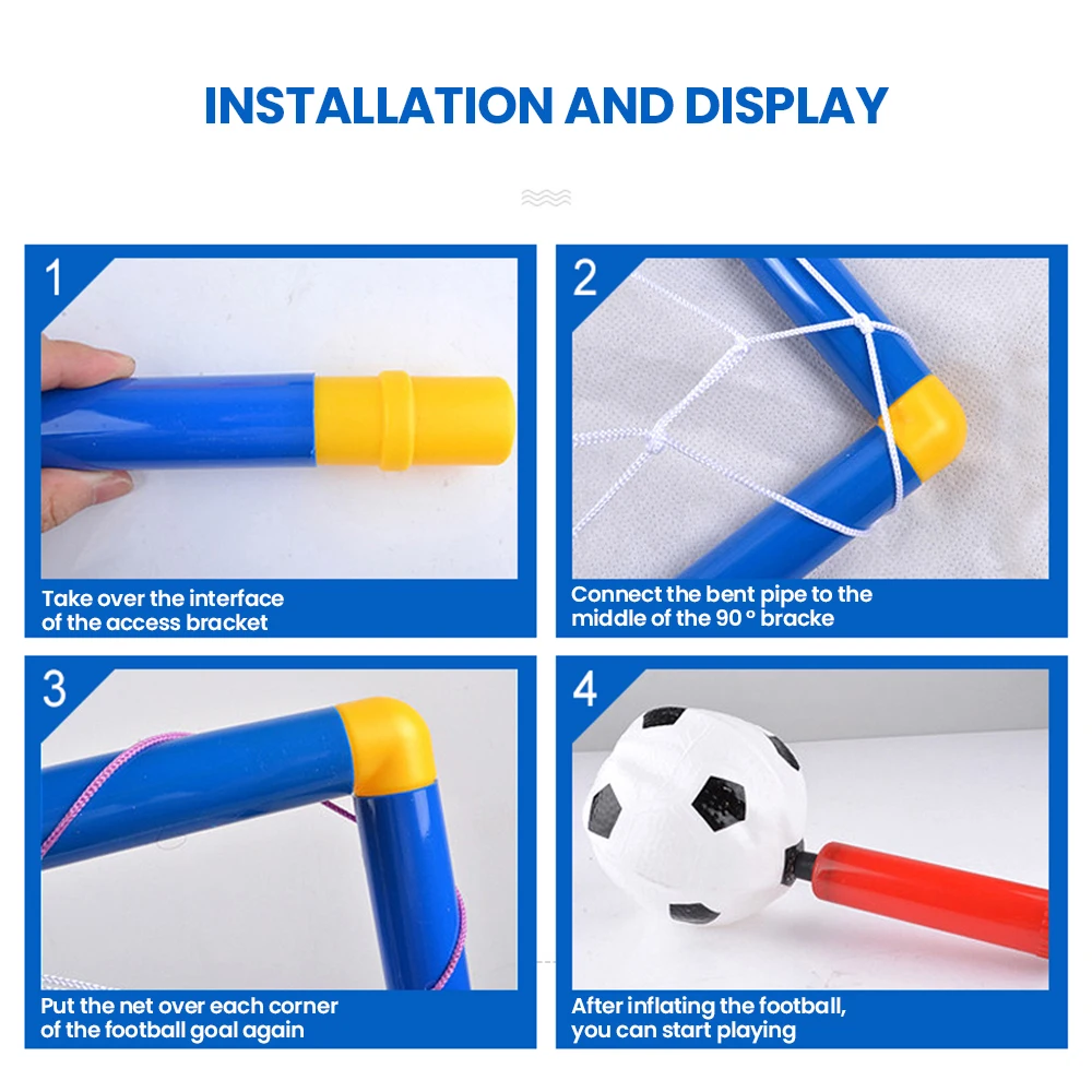 Portería infantil 2 en 1: fútbol y baloncesto desmontable - imagen 3