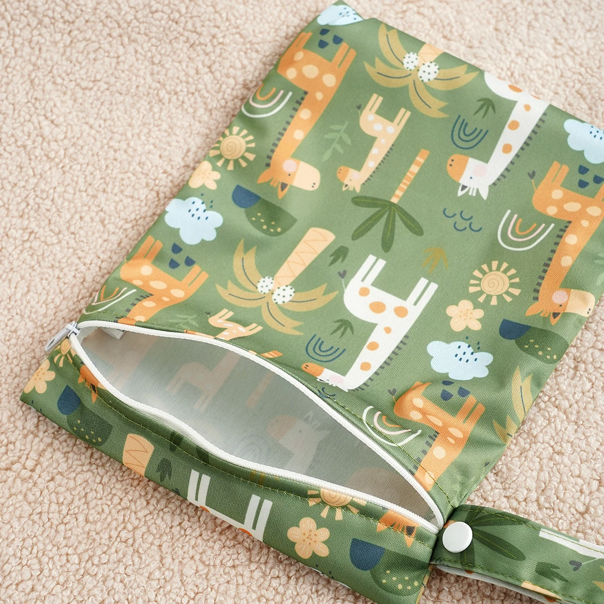 Bolsa de almacenamiento impermeable de diseño pequeño, bolsa seca y húmeda portátil, bolsas de pañales ligeras, 1 ud. - imagen 4