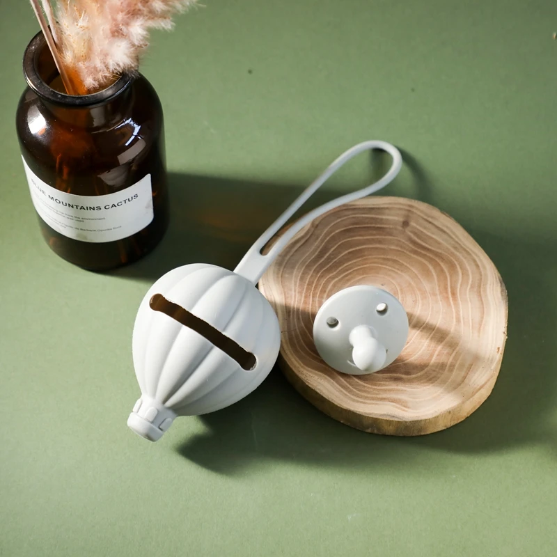 Estuche para chupete de bebé, caja contenedora para chupete portátil de silicona de grado alimenticio sin BPA, caja de almacenamiento Universal para pezones, 2 uds. - imagen 4