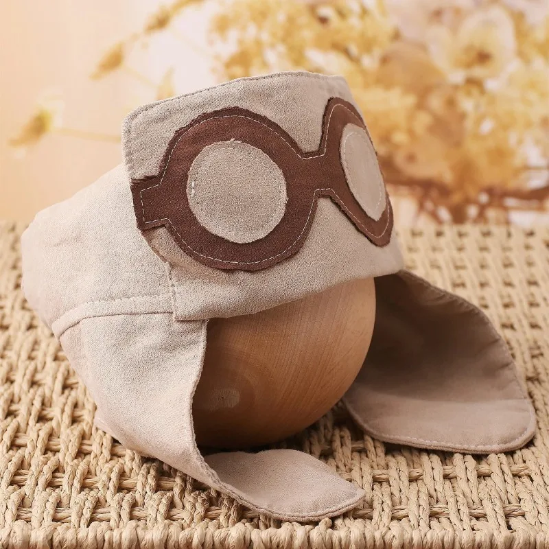 Traje de aviador para bebé niño con gorra, bufanda y gafas - imagen 5