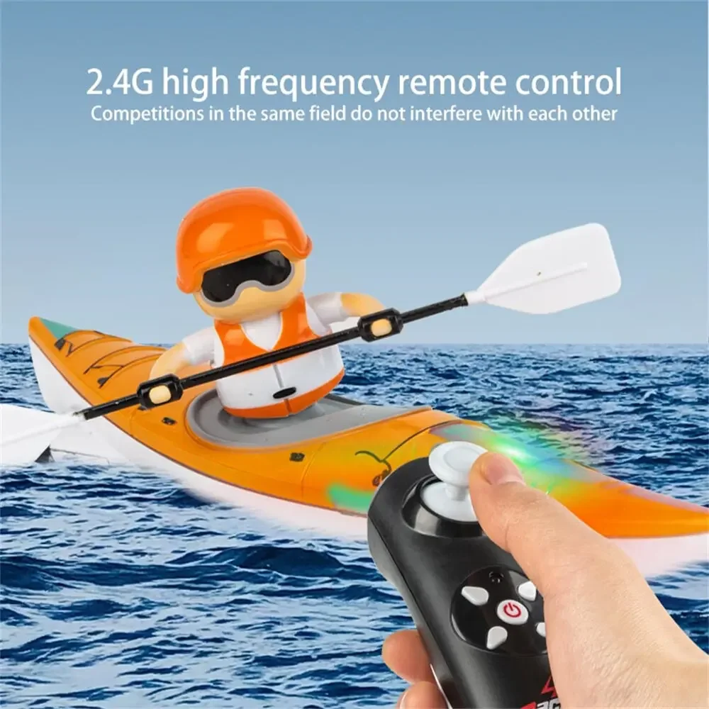 Barco teledirigido RC 2,4G para niños – Juguete acuático de verano - imagen 2