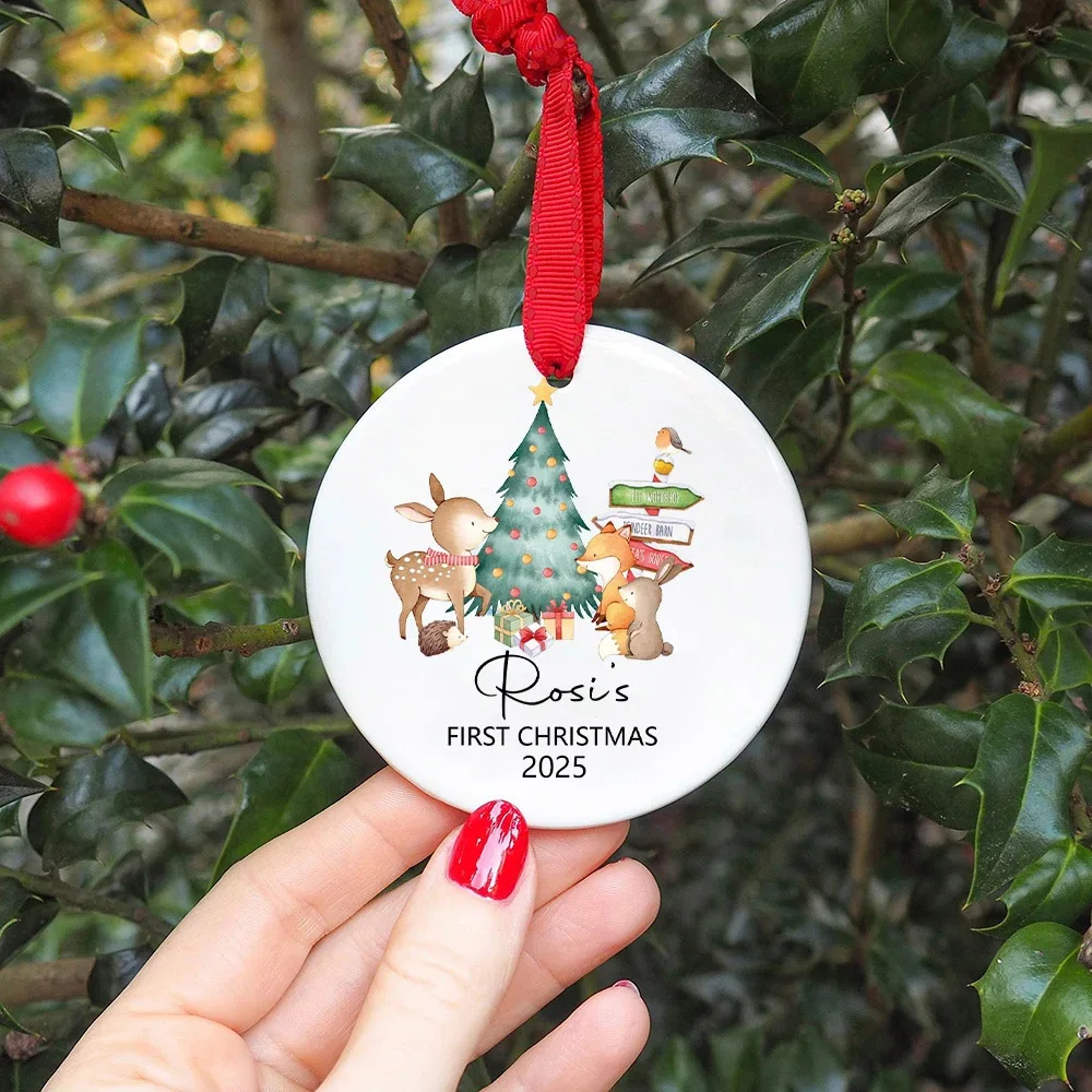 Adorno de Primera Navidad para Bebé – Cerámica Artesanal - imagen 3