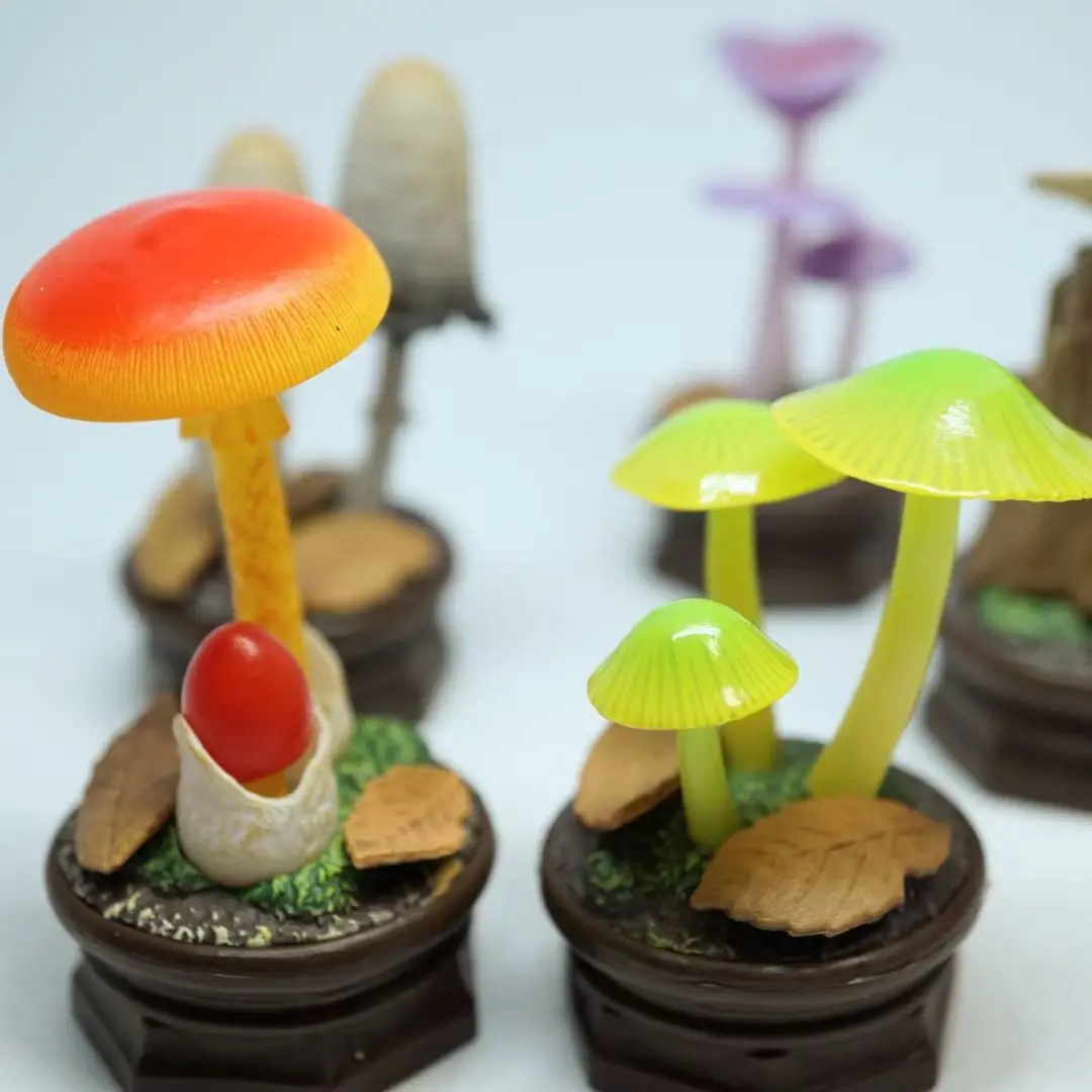 Qualia figuras 3D de hongos coleccionables con enciclopedia visual - imagen 2