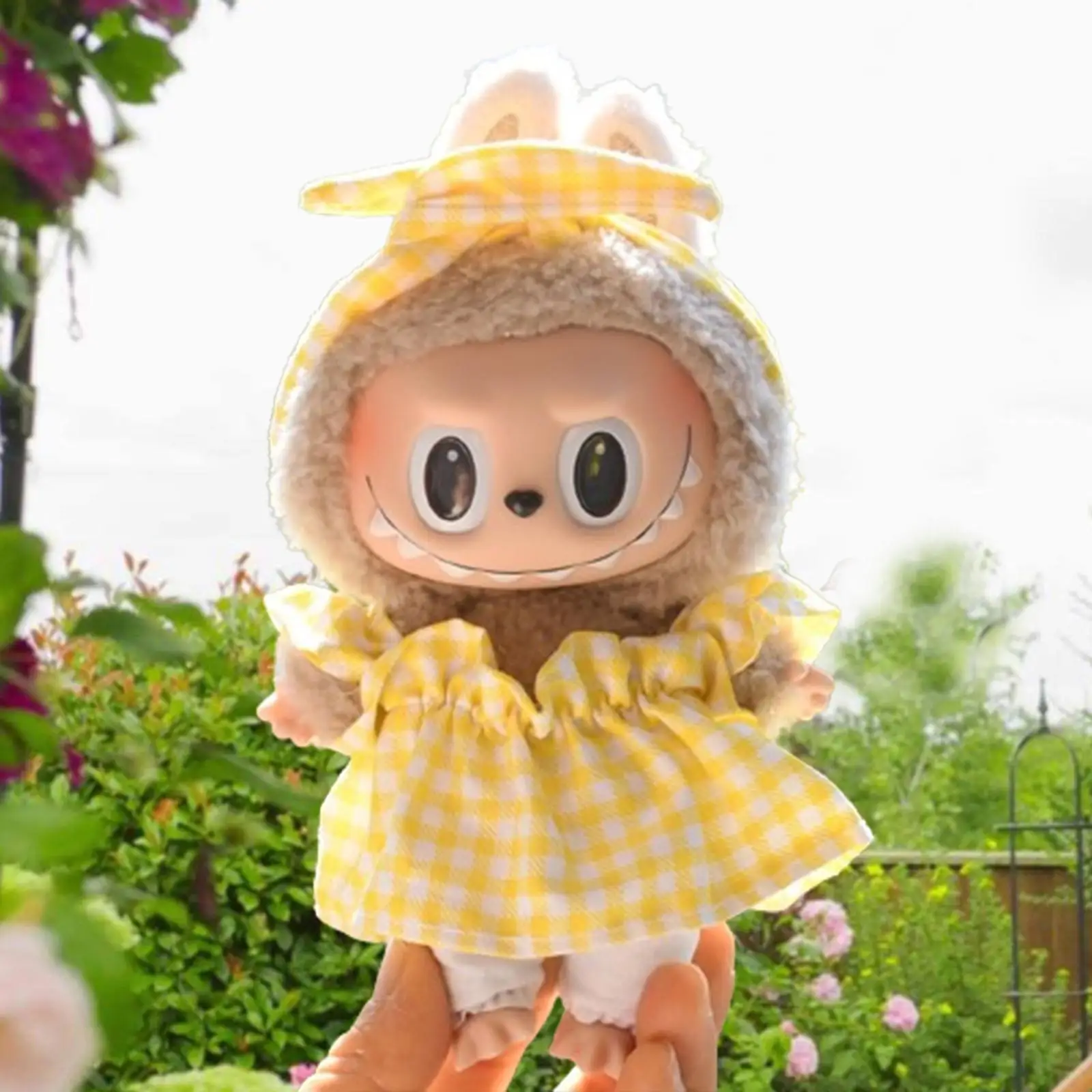 3x Mini 6 inch Doll Clothes Comfortable Adorable Dress Suit Doll Dress Outifits for Pendant Doll Dolls Age 4-6 8-10 Little Girls